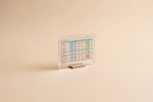 Un tableau Excel